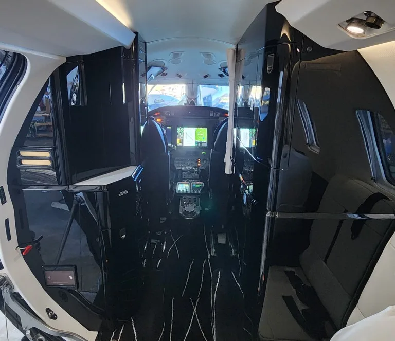 Cabin interior of a 2002 Cessna CITATION EXCEL.