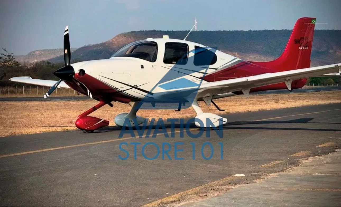 Exterior view of a 2014 Cirrus SR22.