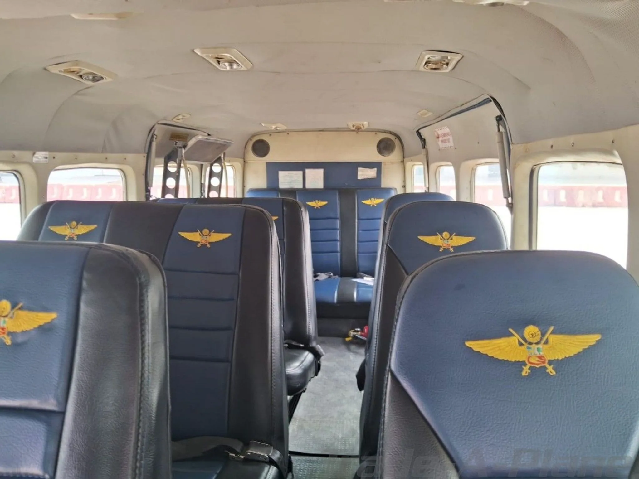 Cabin interior of a CESSNA CARAVAN 208B GRAND.