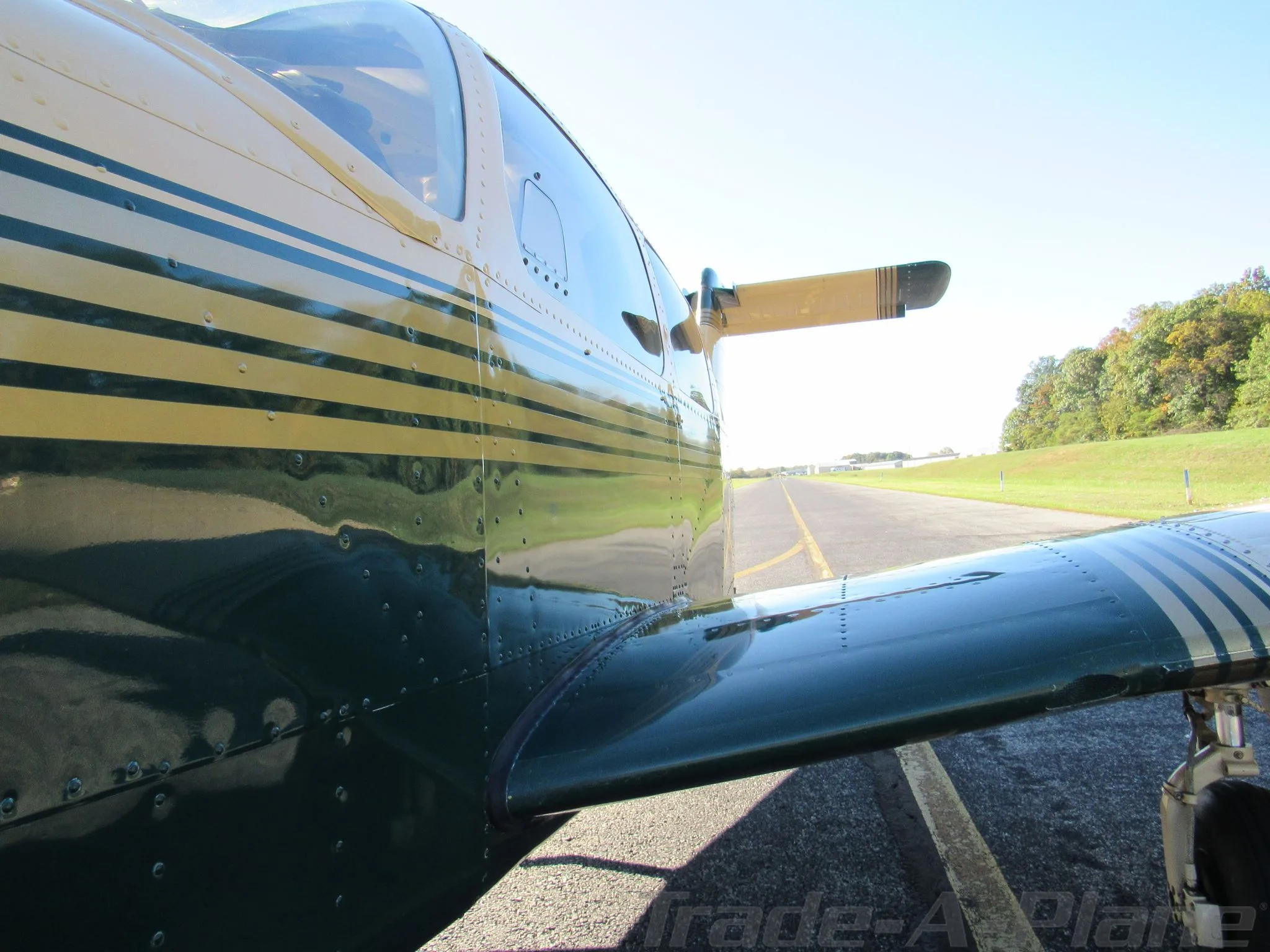 Exterior view of a 1979 PIPER TURBO ARROW IV, N2079Y.