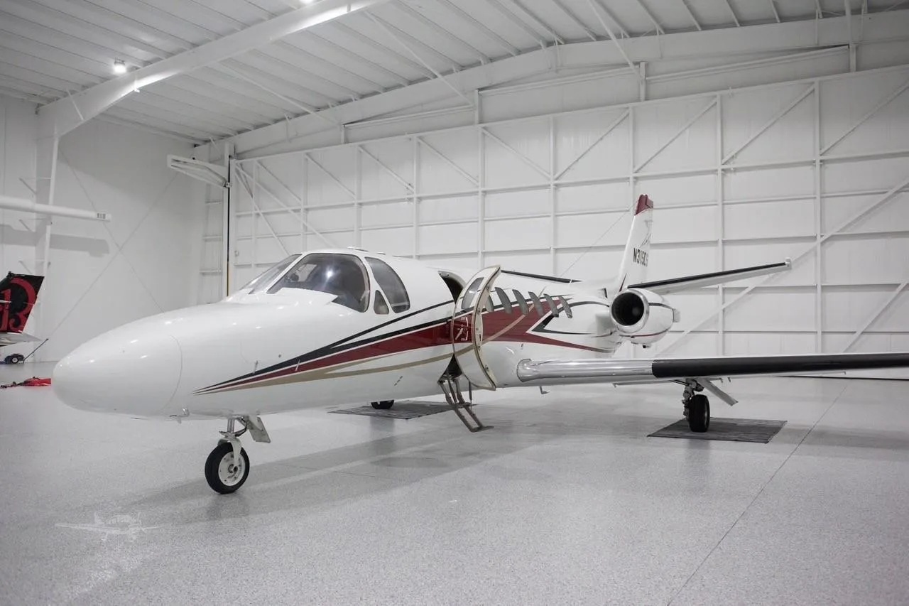 Exterior view of a 1997 CESSNA CITATION V ULTRA, N315CS.