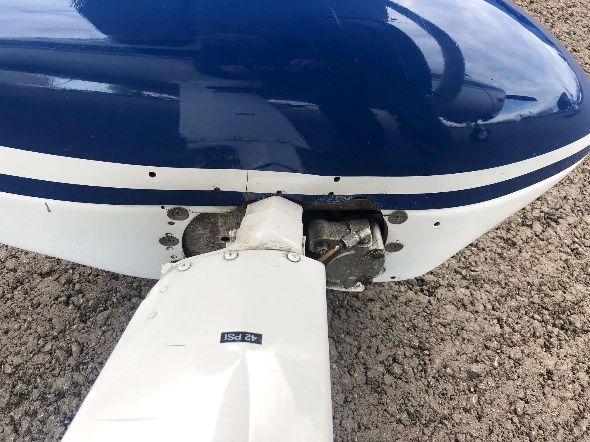 Exterior view of a 1979 Cessna C182Q.