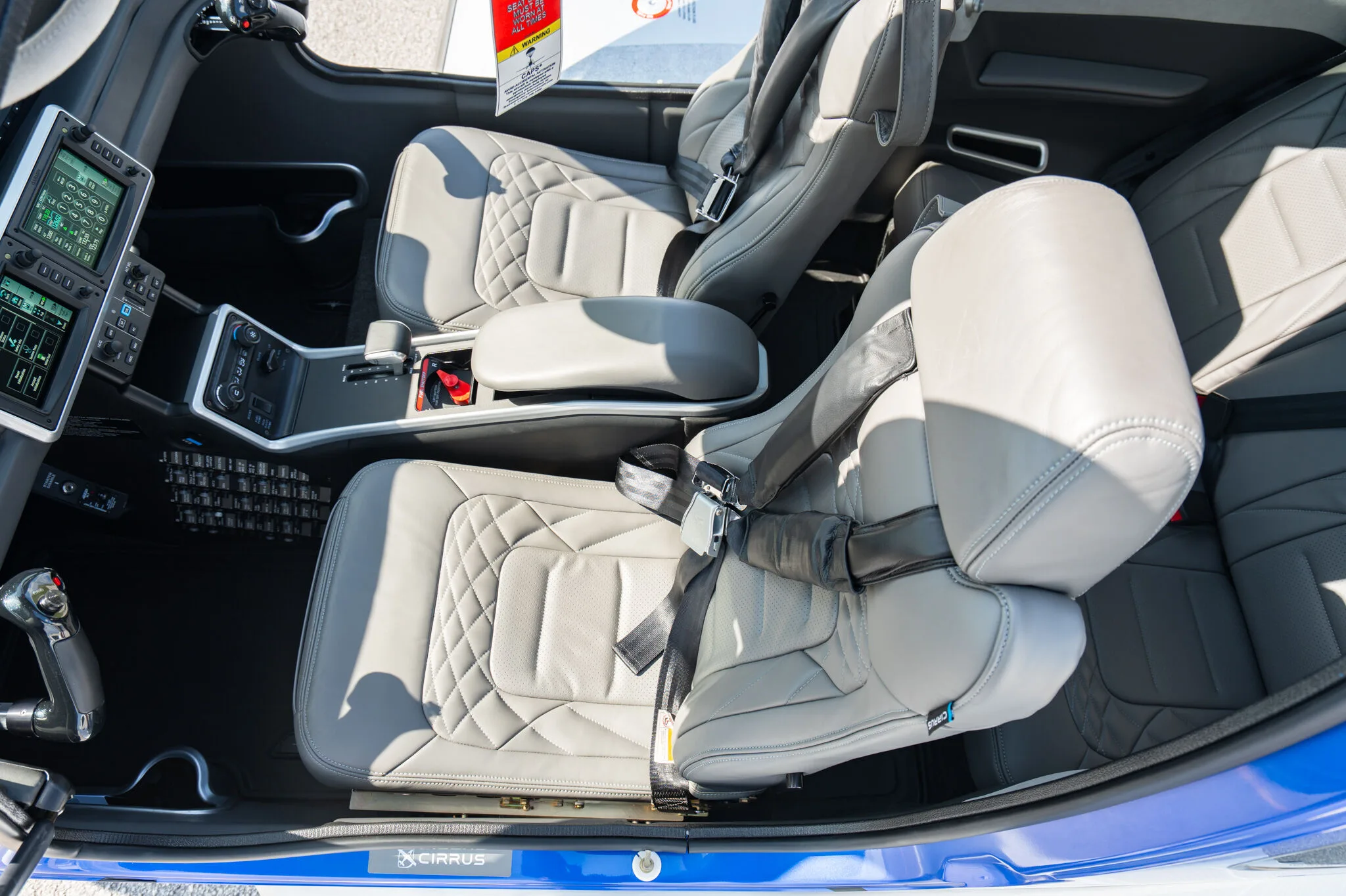 Cabin interior of a 2026 Cirrus SR22T.