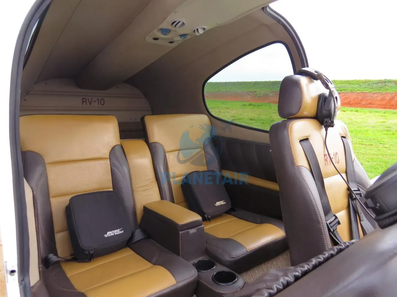 Cabin interior of a 2011 Vans Aircraft RV-10.
