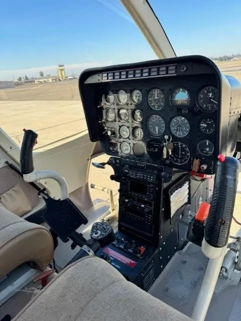 Avionics suite of a 1980 BELL 206B III.