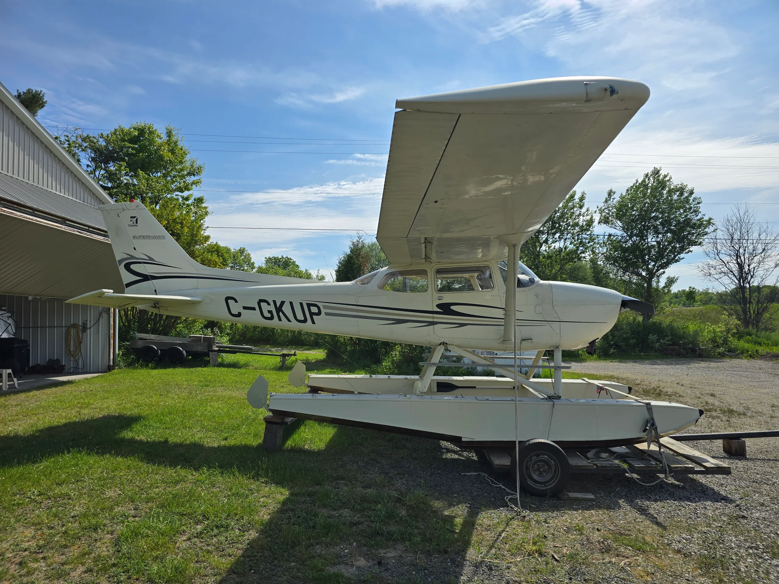 Exterior view of a 1978 Cessna 172 180 HP - Canadian Aircraft Sales.