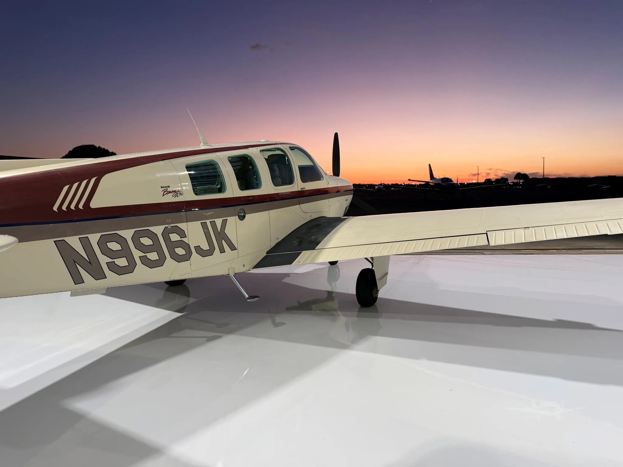 Marketing image of a 1996 BEECHCRAFT A36 BONANZA.