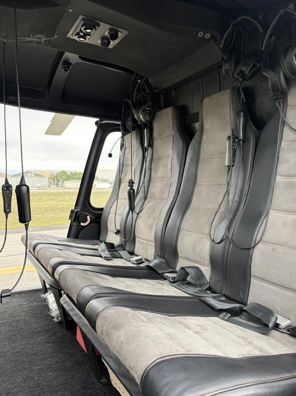 Cabin interior of a 1994 EUROCOPTER AS355N.