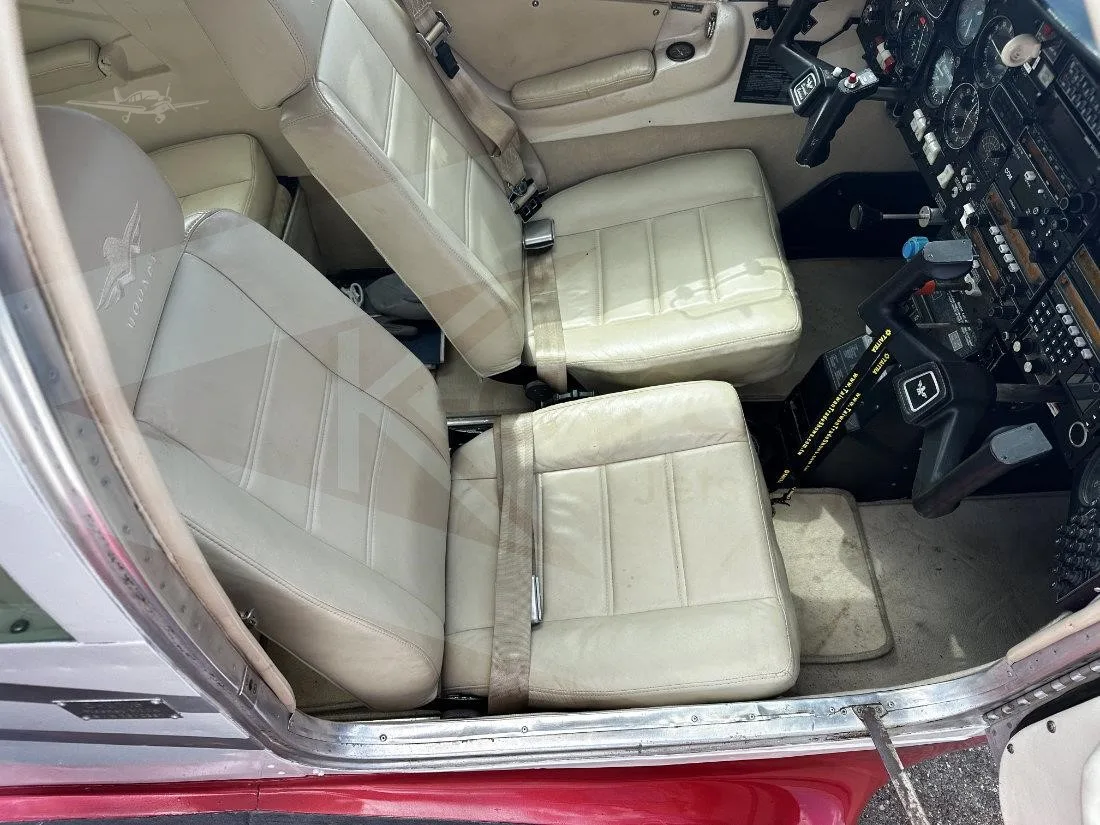 Cabin interior of a 1980 MOONEY M20K 231.