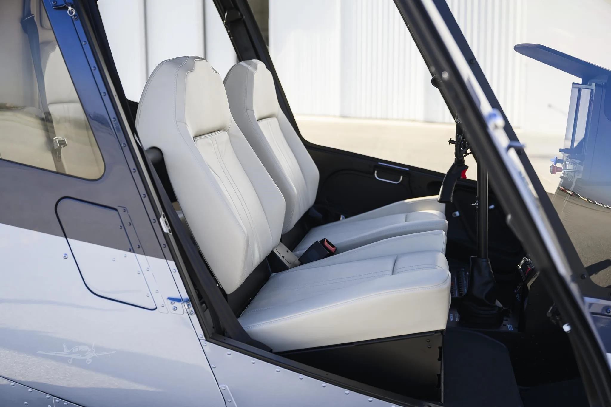 Cabin interior of a 2027 ROBINSON R66.