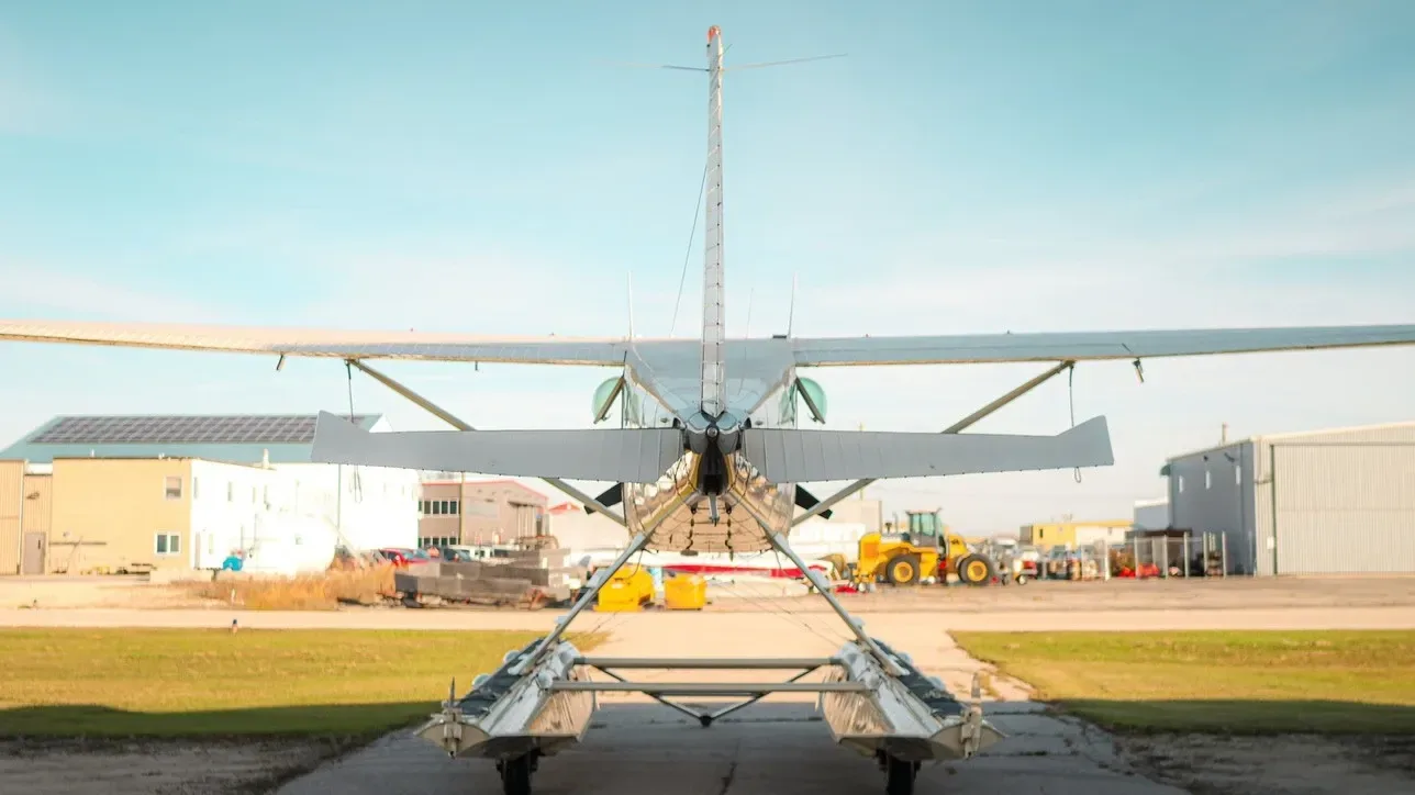 Exterior view of a 1969 Cessna, C-FADR.