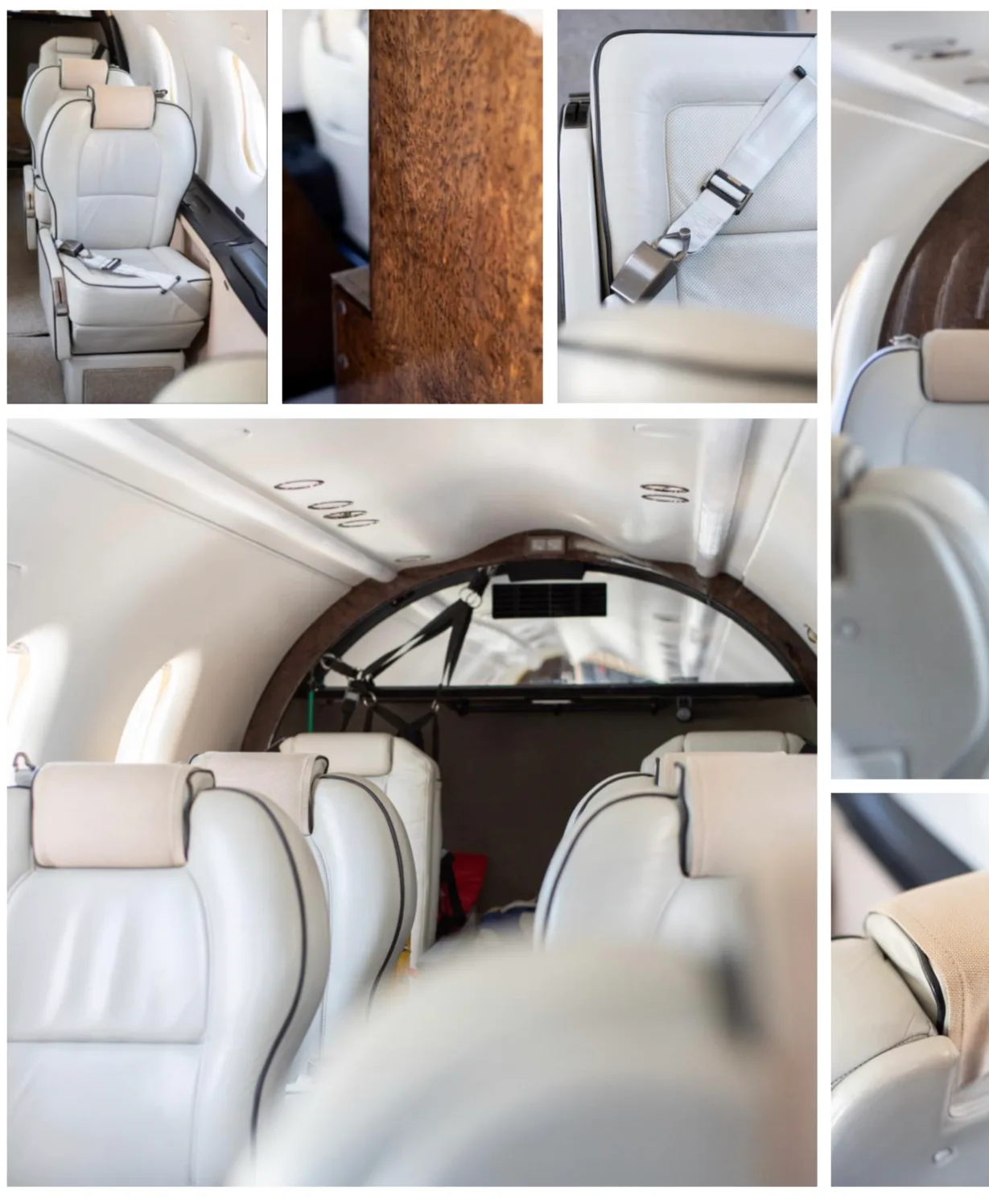 Cabin interior of a 2004 Pilatus PC-12-Interior-Shots.