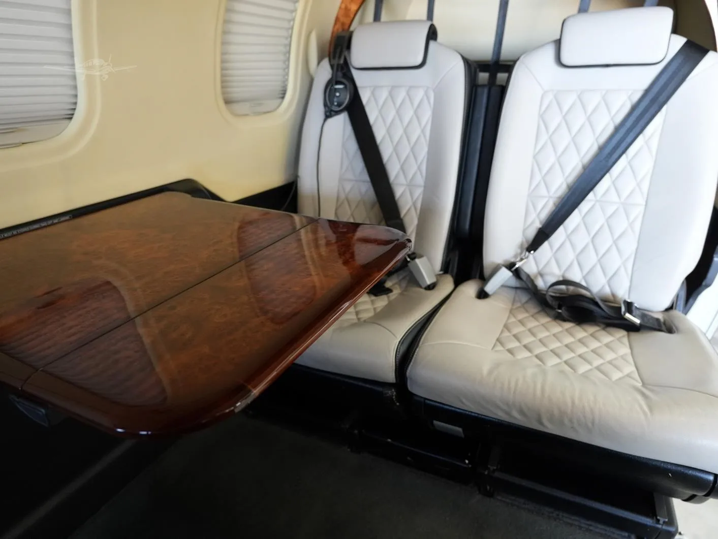 Cabin interior of a 2005 DAHER TBM 700C2.