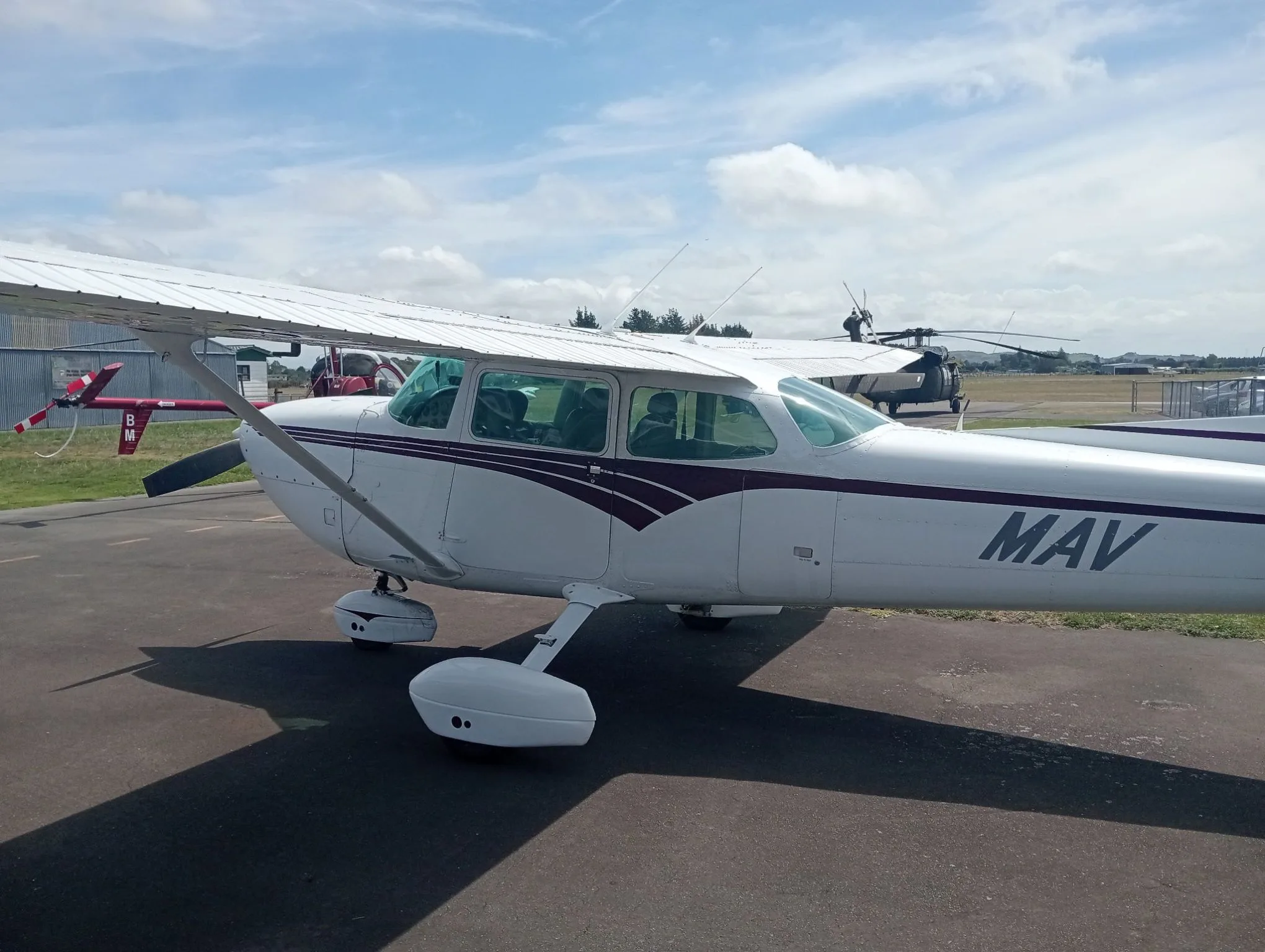 Exterior view of a 1982 Cessna TR182, VH-IVL.