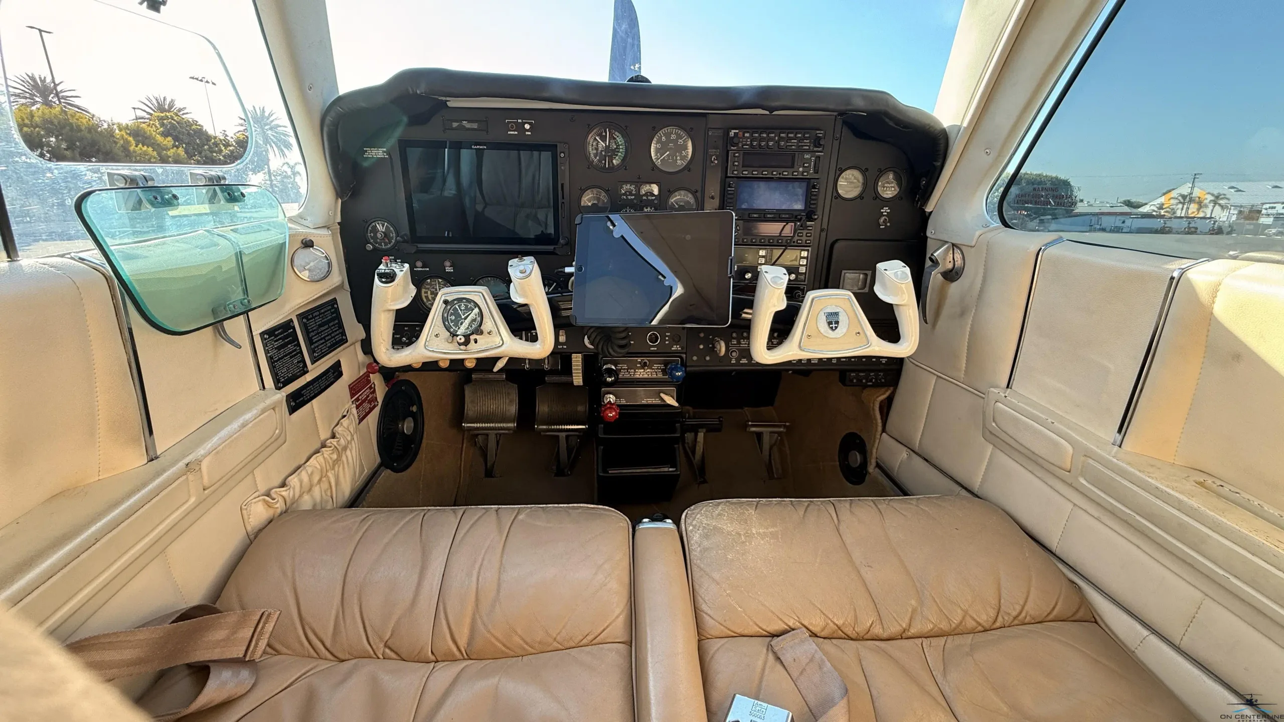 Avionics suite of a 1977 Beechcraft A36 –.
