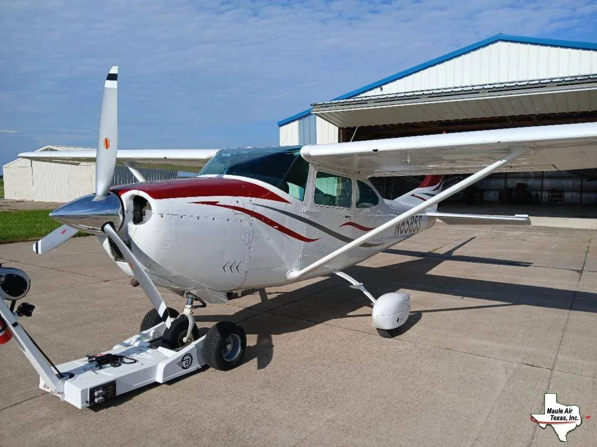 Exterior view of a 1965 Cessna 182J, N8585S.
