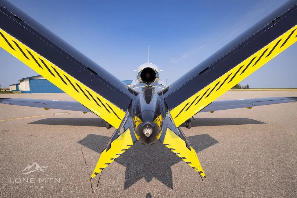 Marketing image of a 2019 Cirrus SF50 G2 Vision Jet.