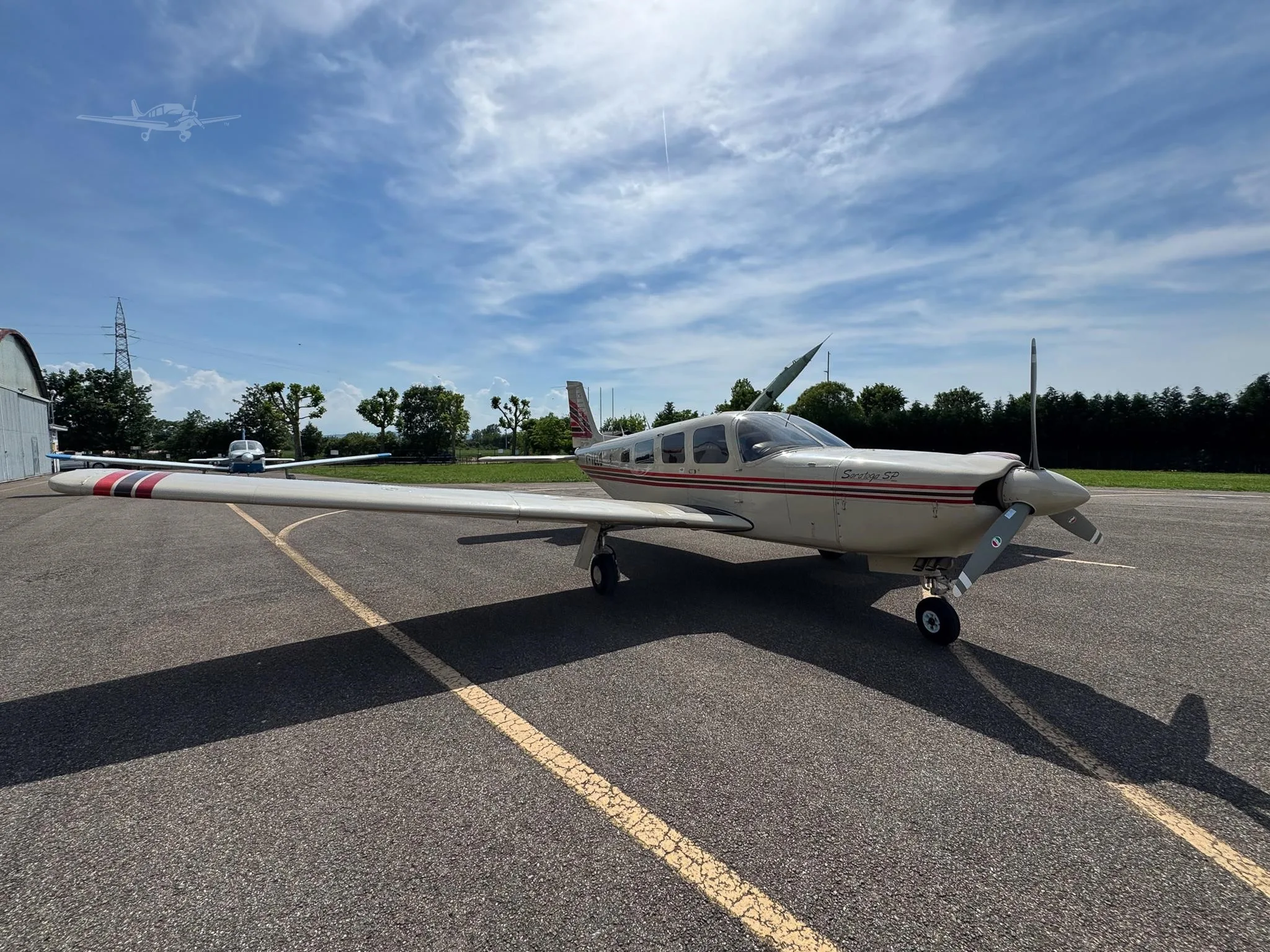 Exterior view of a 1981 PIPER T SARATOGA SP, I-TECO.