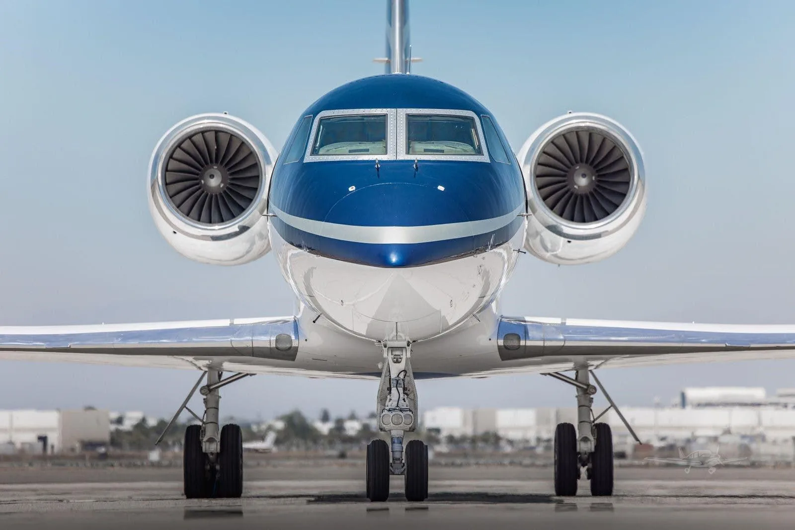 Exterior view of a 1988 GULFSTREAM GIV, N163JW.