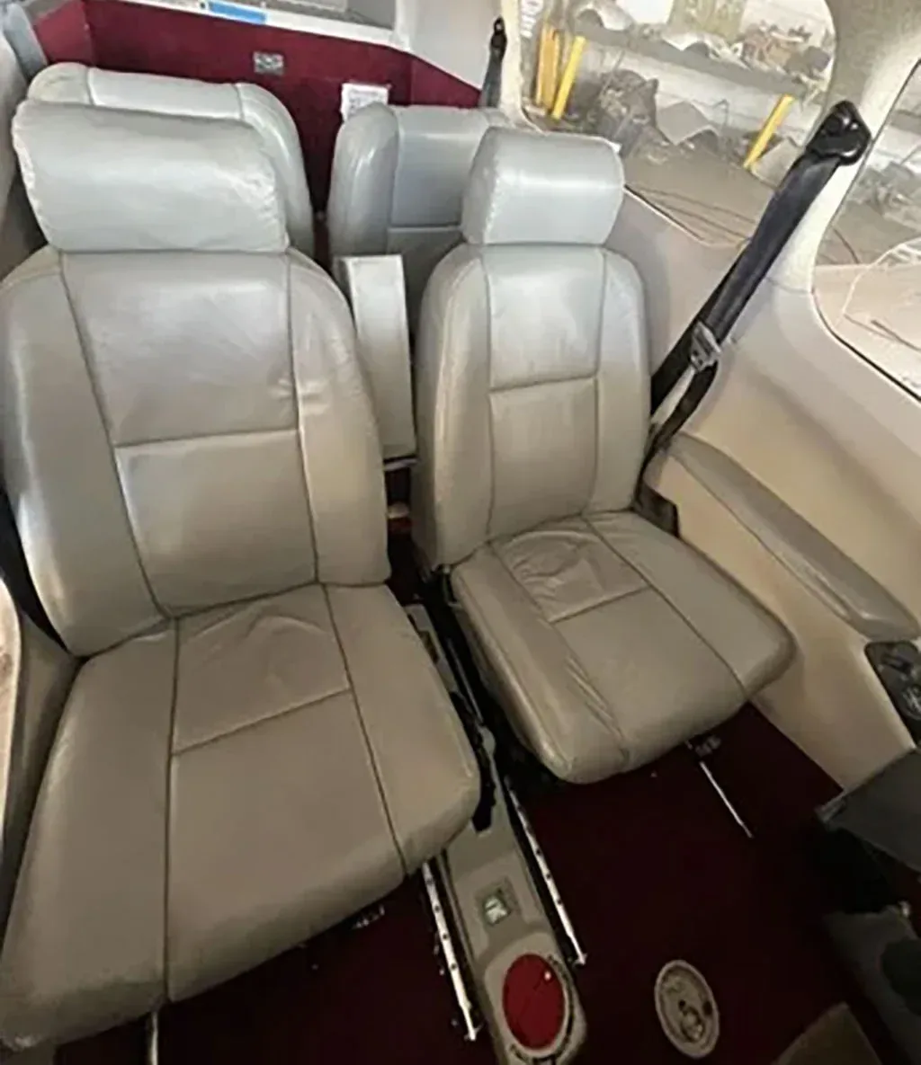 Cabin interior of a 1997 Mooney.