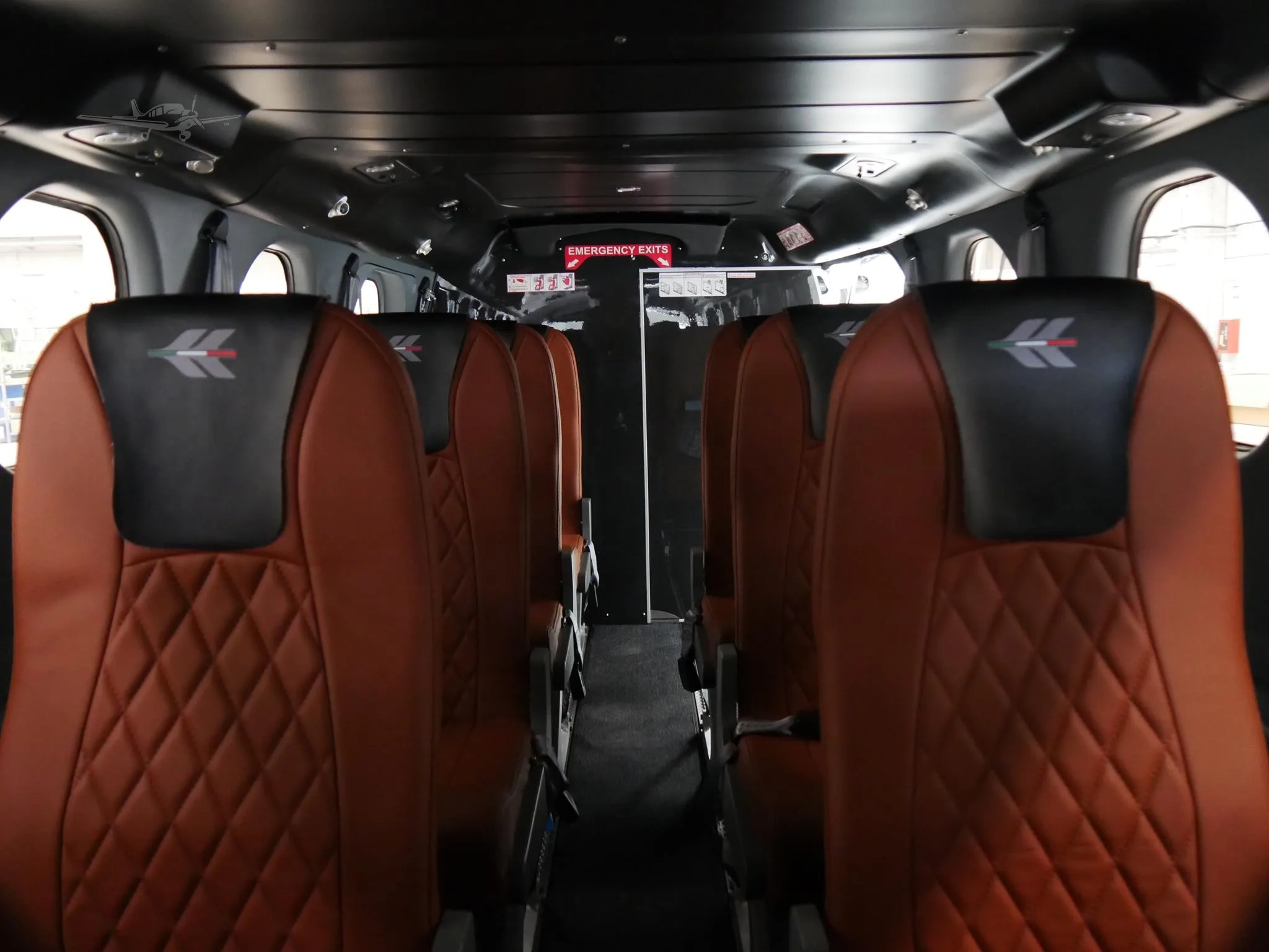 Cabin interior of a 2026 TECNAM P2012 TRAVELLER.