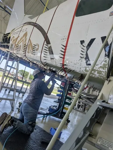 Engine detail of a 2015 Cessna Grand Caravan EX.