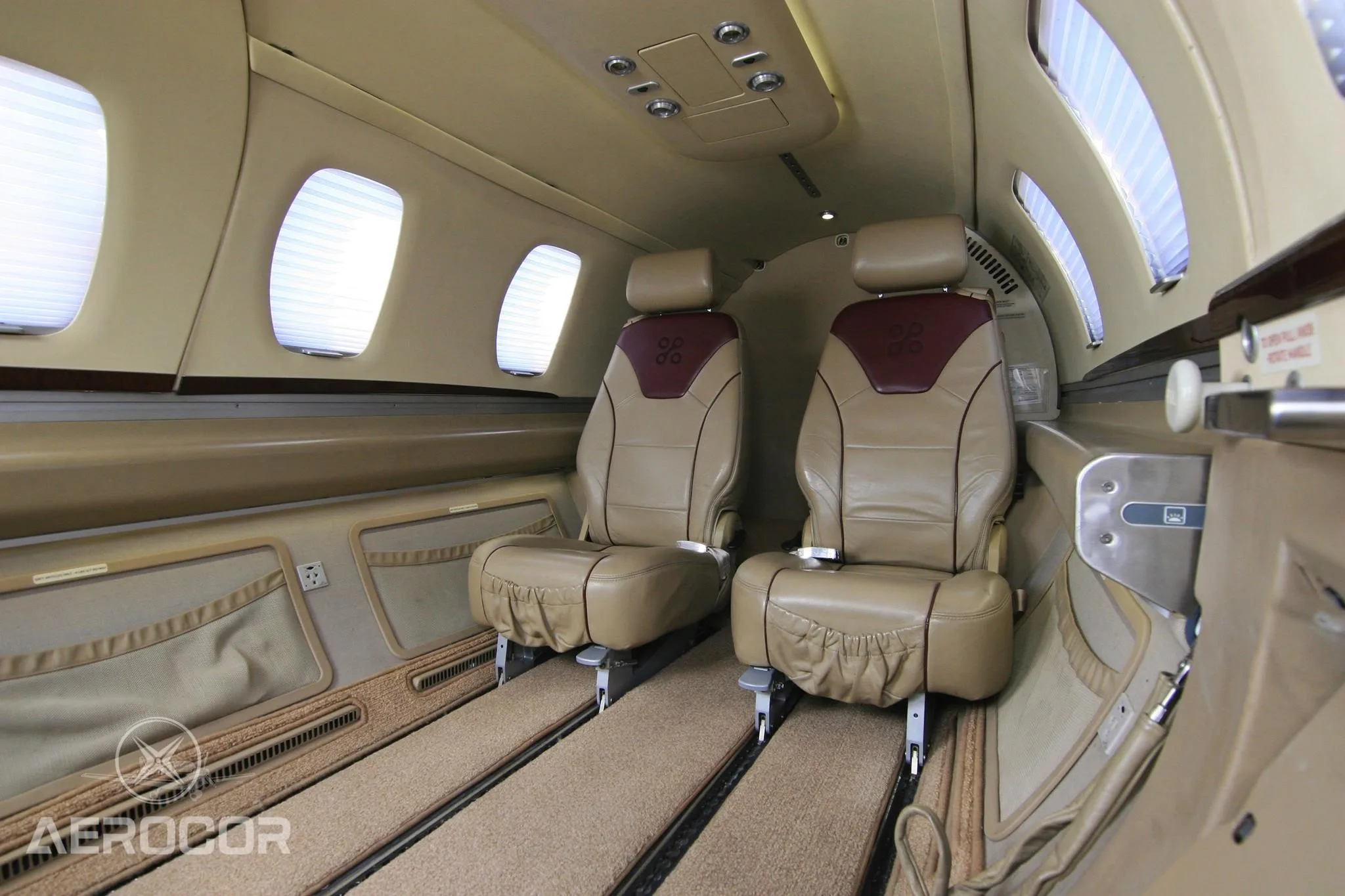 Cabin interior of a 2007 ECLIPSE 500.