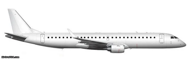 Marketing image of a 2012 Embraer ERJ190.