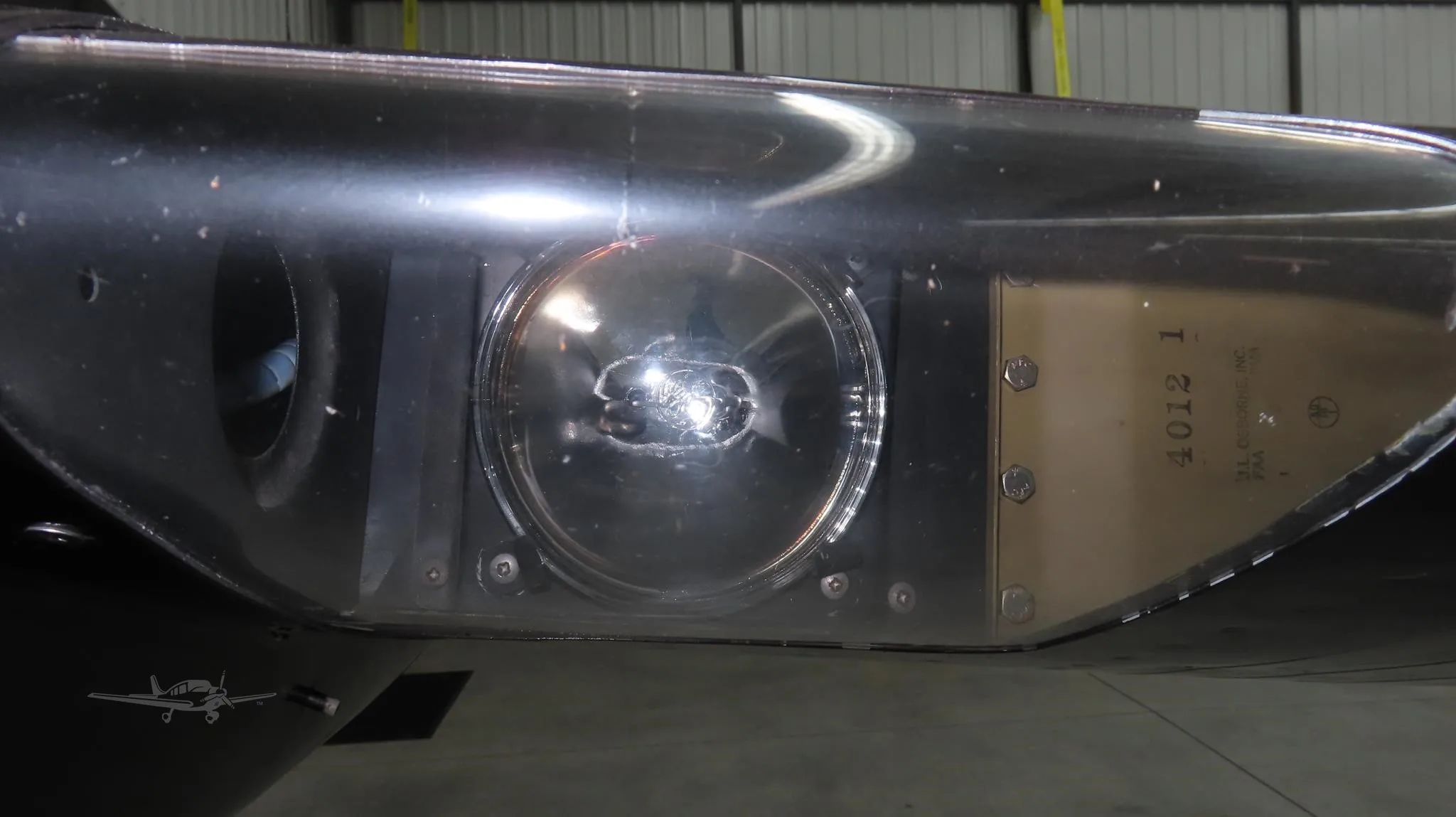Engine detail of a 1960 PIPER COMANCHE 180.