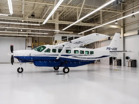 Marketing image of a 2025 Cessna Caravan 208B.