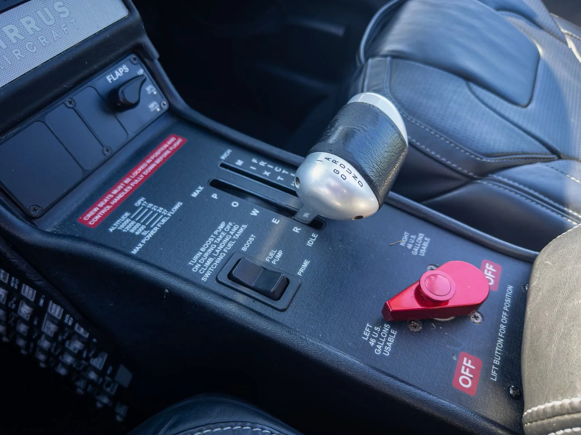 Avionics suite of a 2016 Cirrus SR22-G5 GTS.