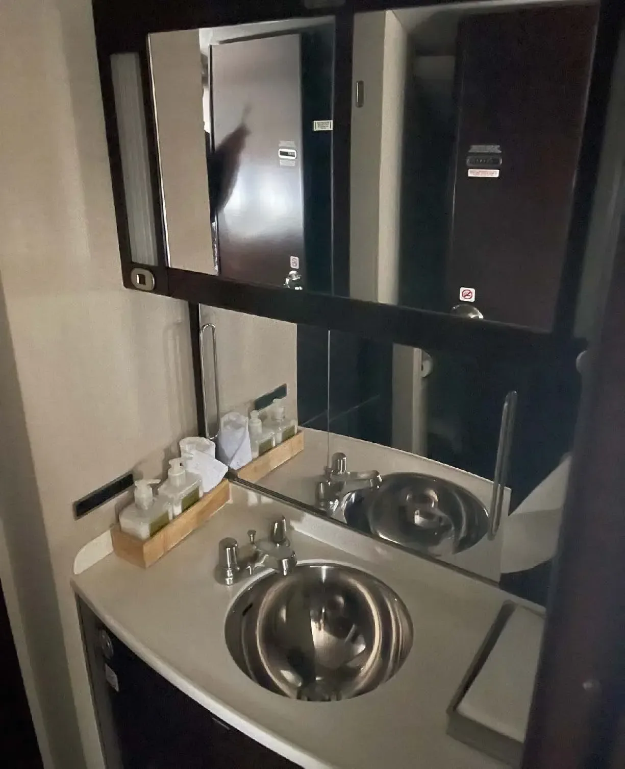 Cabin interior of a 2004 Dassault Falcon.