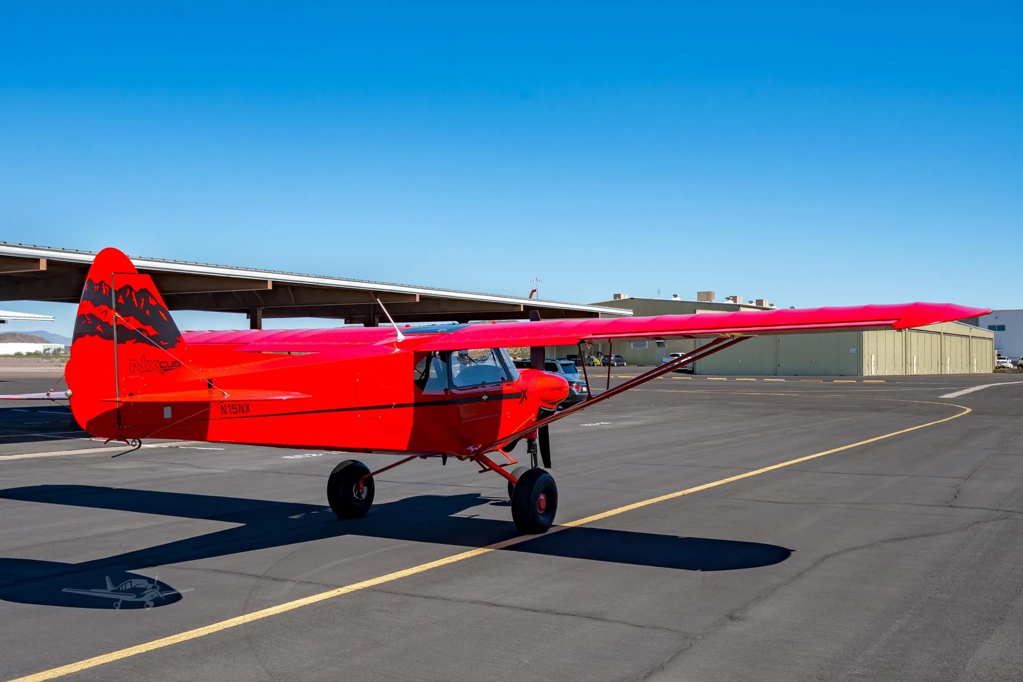 Exterior view of a 2021 CUBCRAFTERS NXCUB, N15NX.