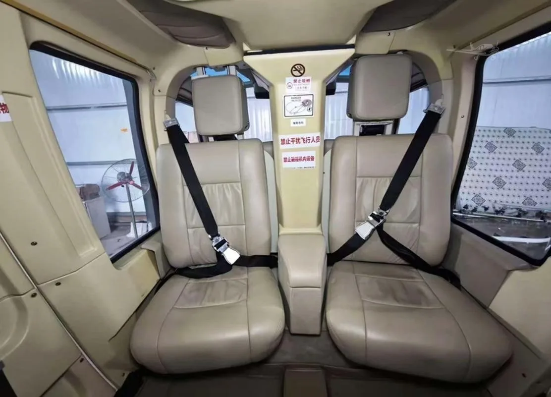 Cabin interior of a 2008 BELL 206L-4.
