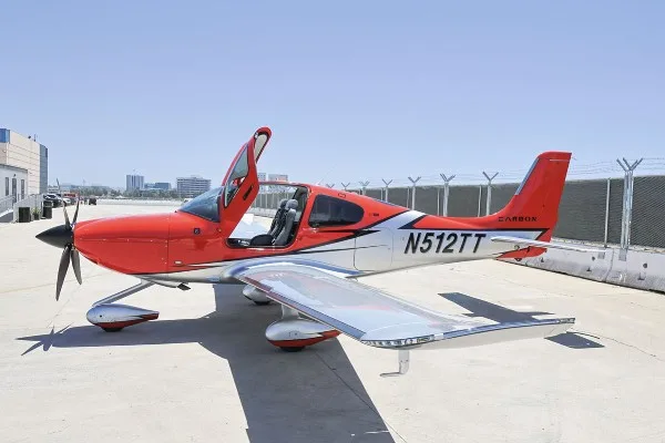 Marketing image of a 2021 Cirrus SR22T-G6.