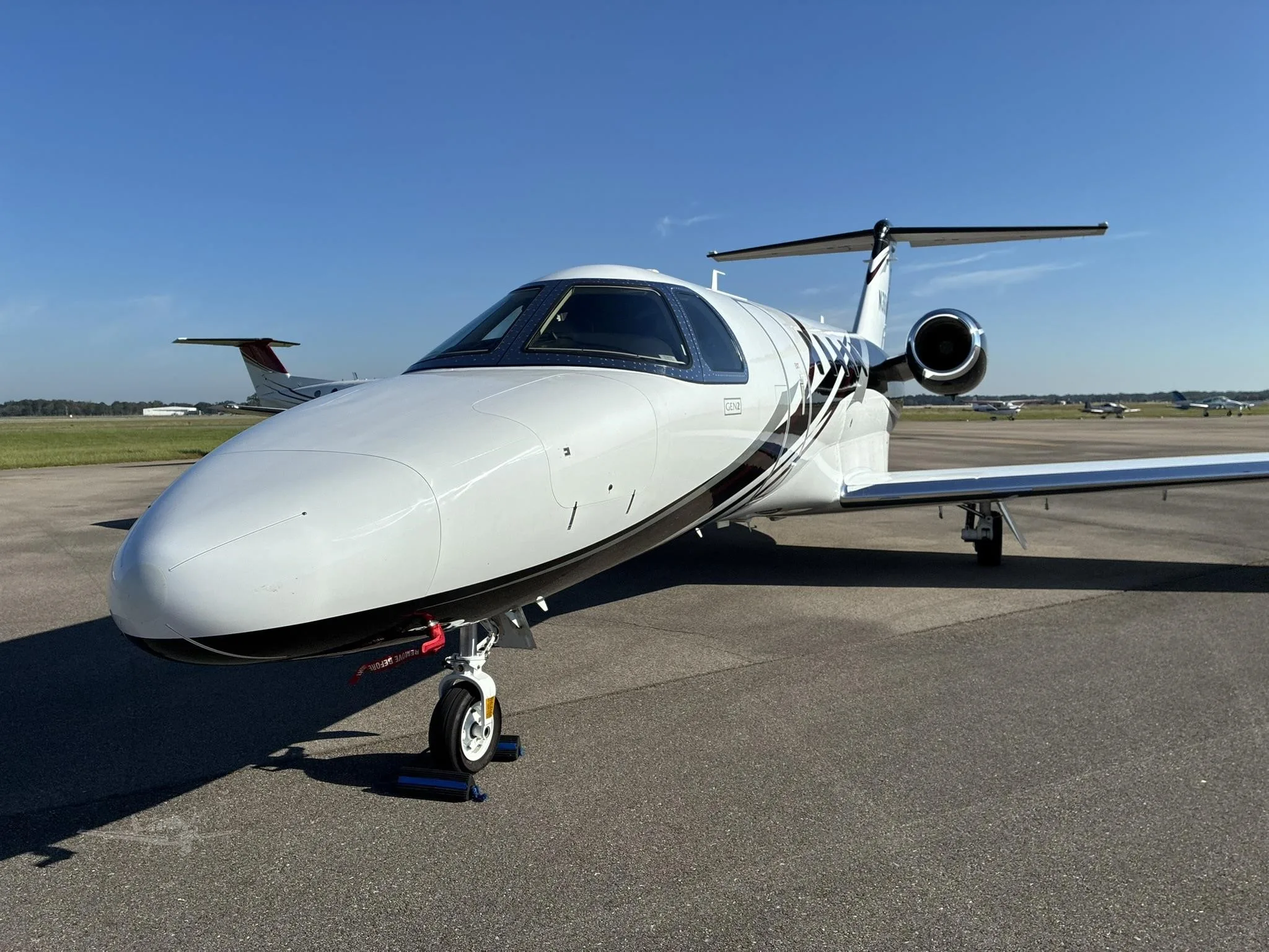 Exterior view of a 2021 CESSNA CITATION CJ4 GEN 2, N361MB.