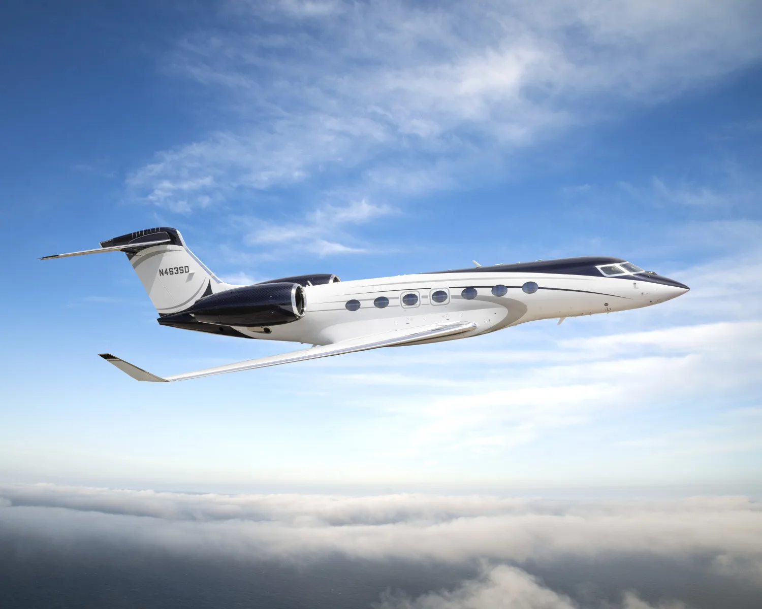 Cabin interior of a Gulfstream G500 –.
