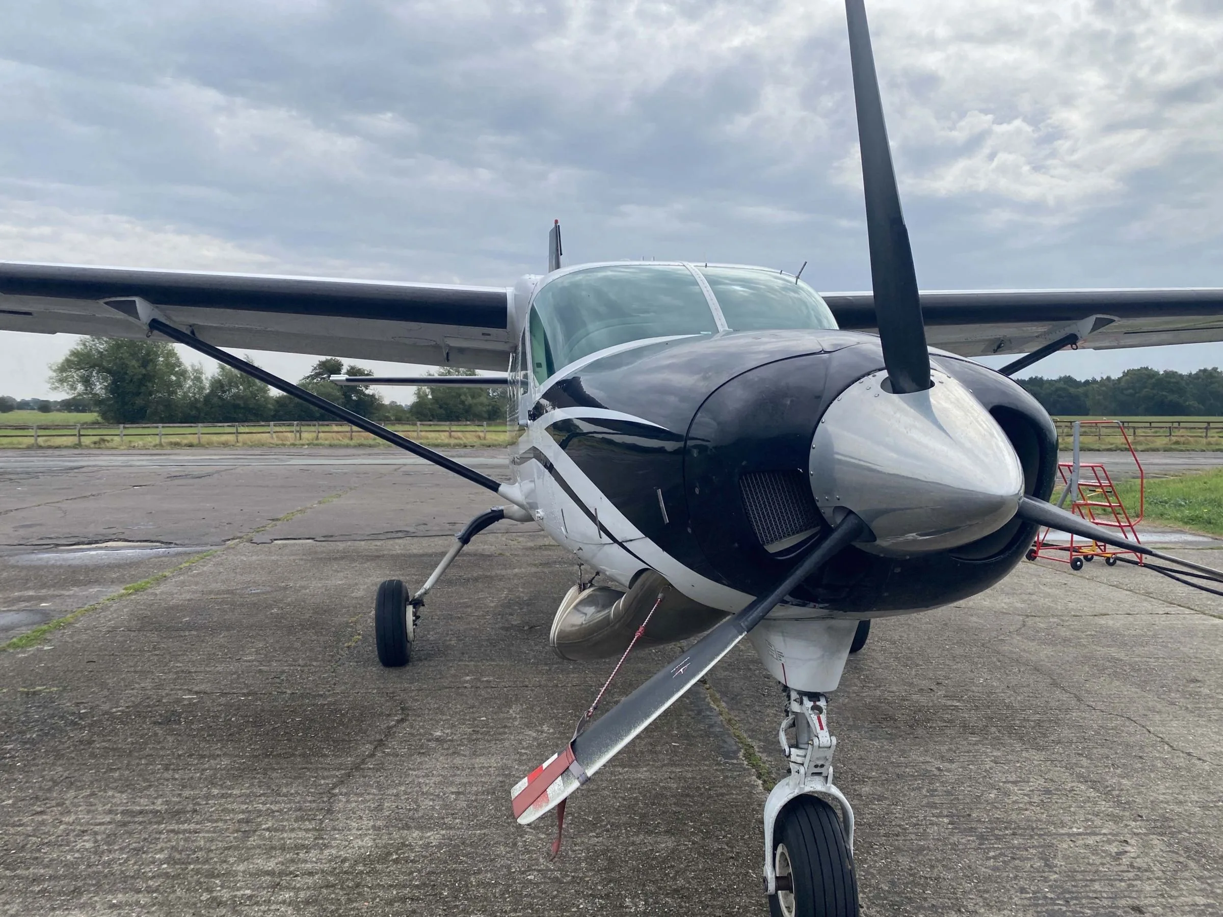 Exterior view of a 2002 Cessna 208B Grand Caravan.