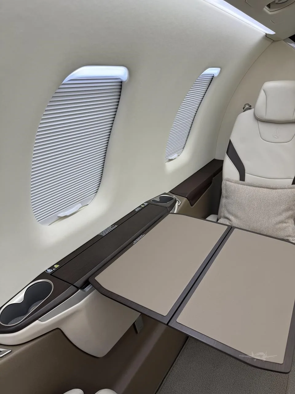 Cabin interior of a 2021 PILATUS PC-24.