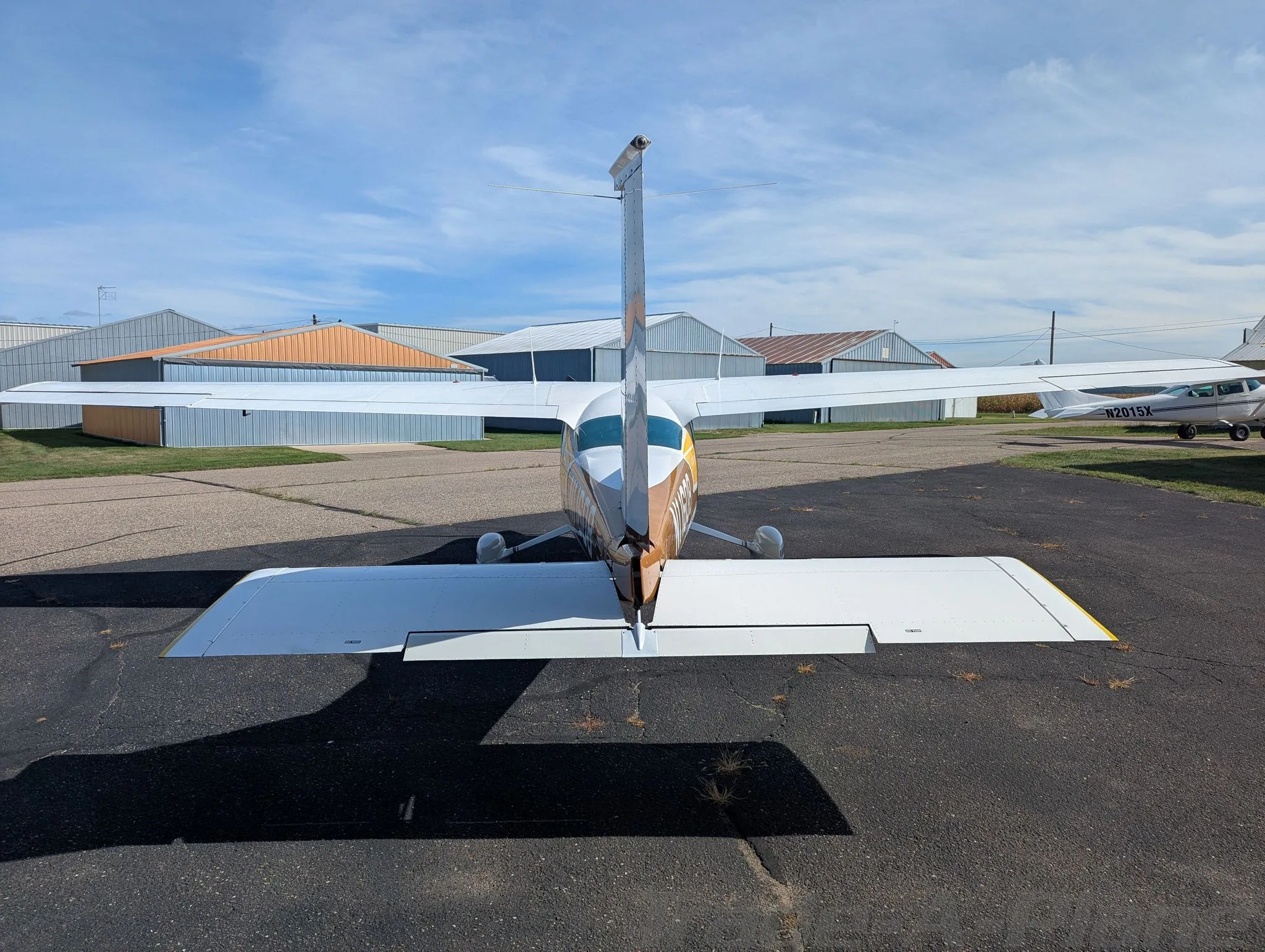 Exterior view of a 1976 CESSNA 177B, N11608.