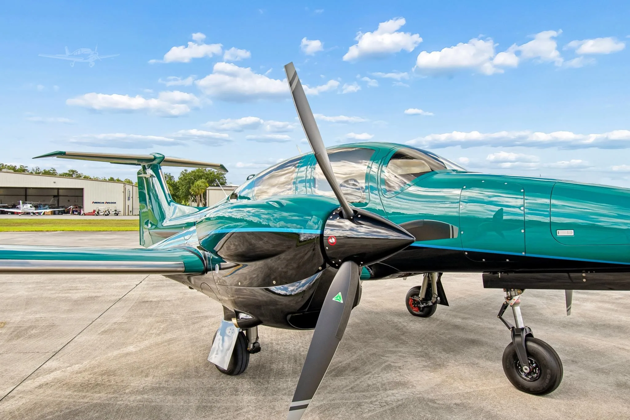 Exterior view of a 2025 DIAMOND DA62, N642GC.