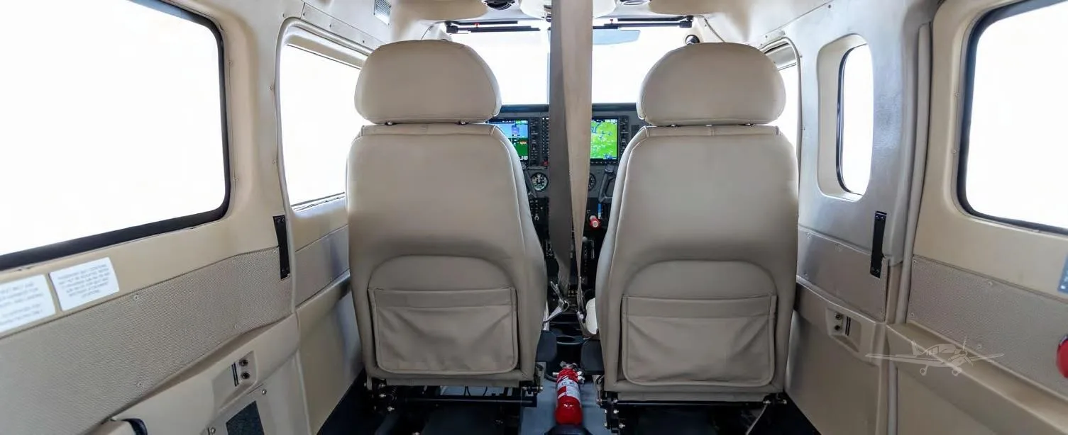 Cabin interior of a 2019 CESSNA TURBO 206H STATIONAIR HD.
