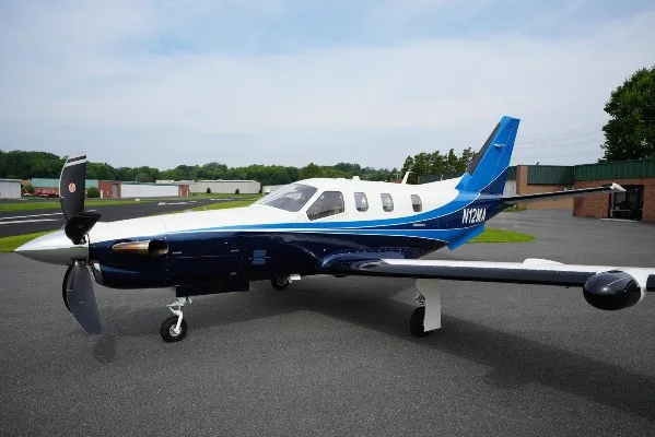 Marketing image of a 2005 Socata TBM 700C2.