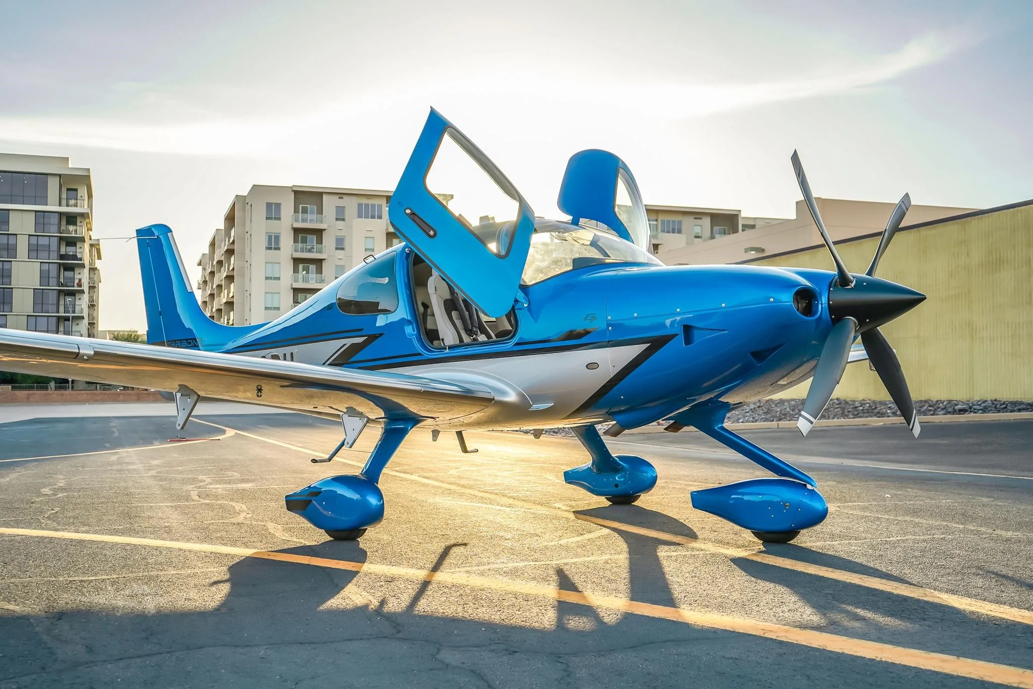 Exterior view of a 2026 CIRRUS SR22-G7+ TURBO, N233RH.