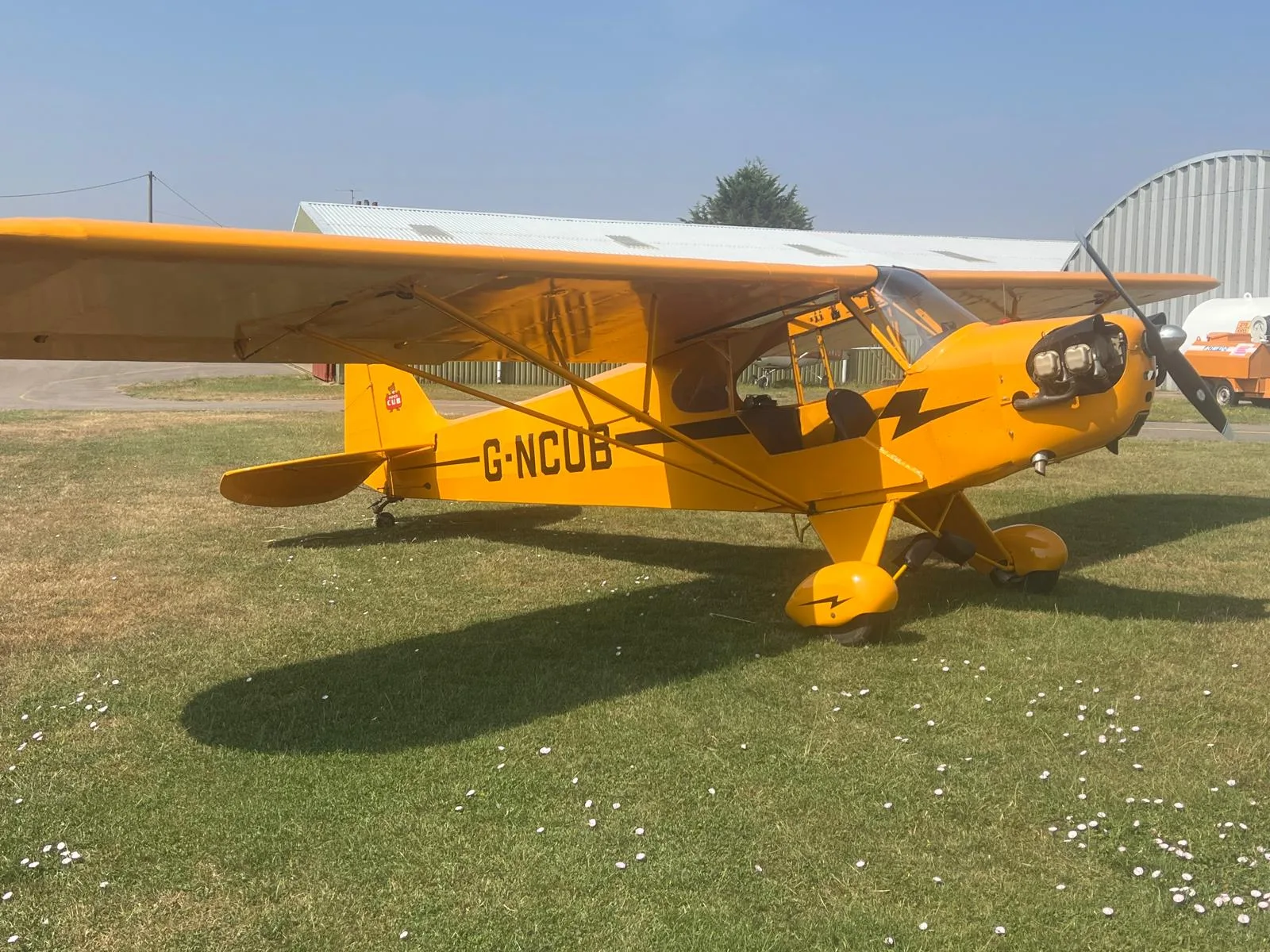 Exterior view of a 1944 Piper J3C Cub - G-NCUB - 1944 - Just Plane Trading.