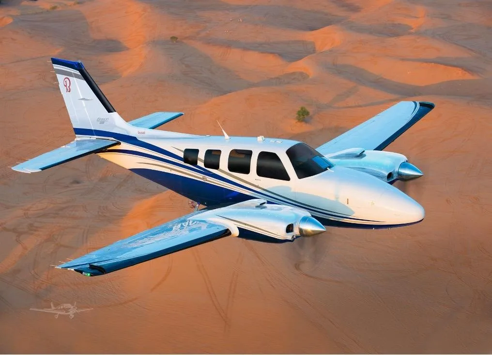 Marketing image of a 2001 BEECHCRAFT 58 BARON.