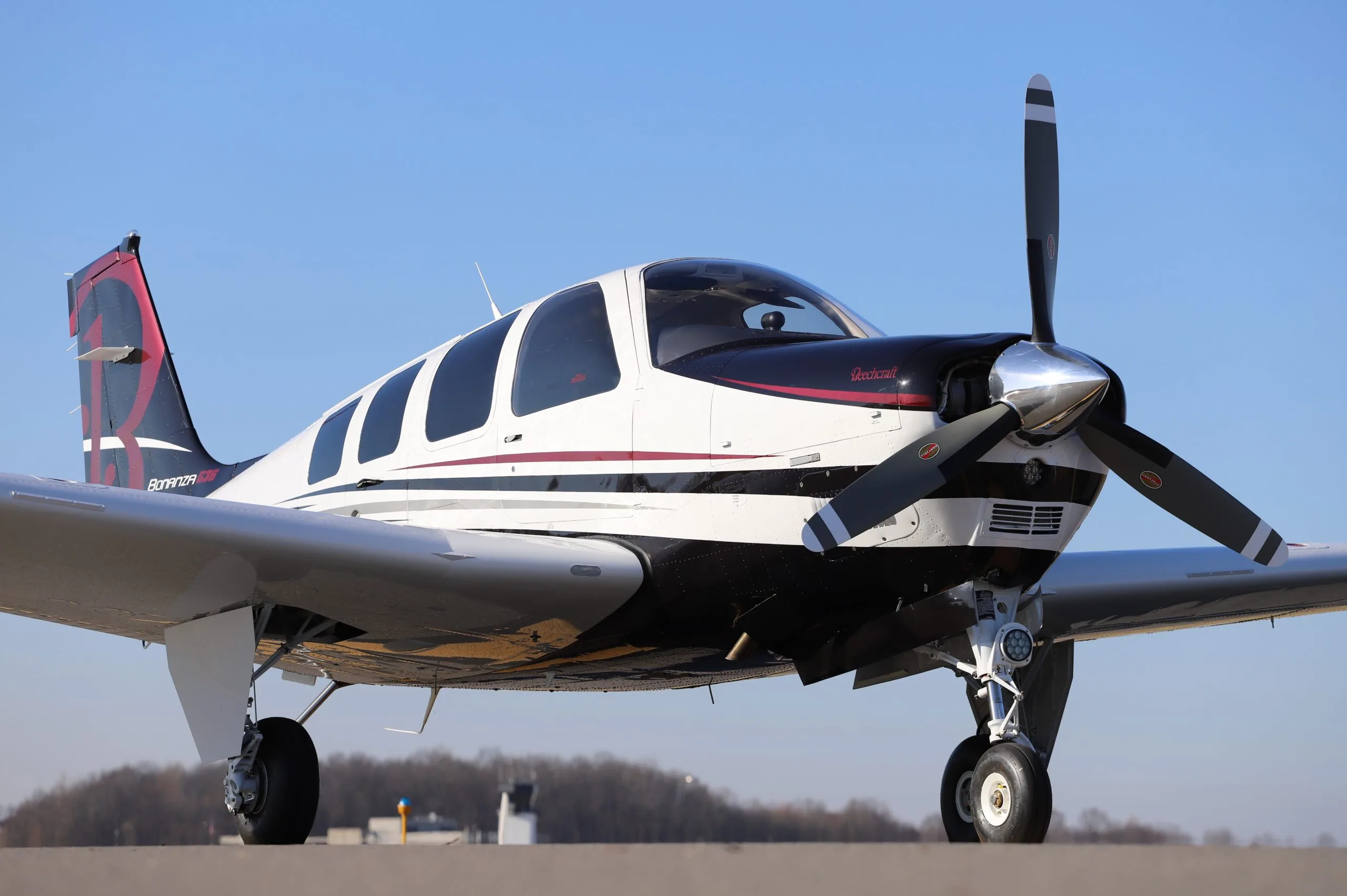 Exterior view of a 2025 Beechcraft G36 BONANZA.