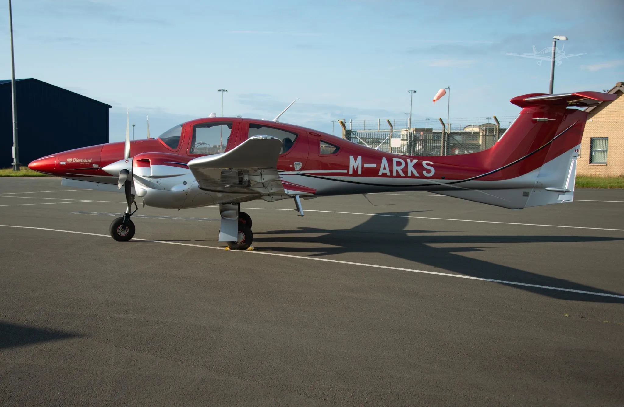 Exterior view of a 2021 DIAMOND DA62, M-ARKS.