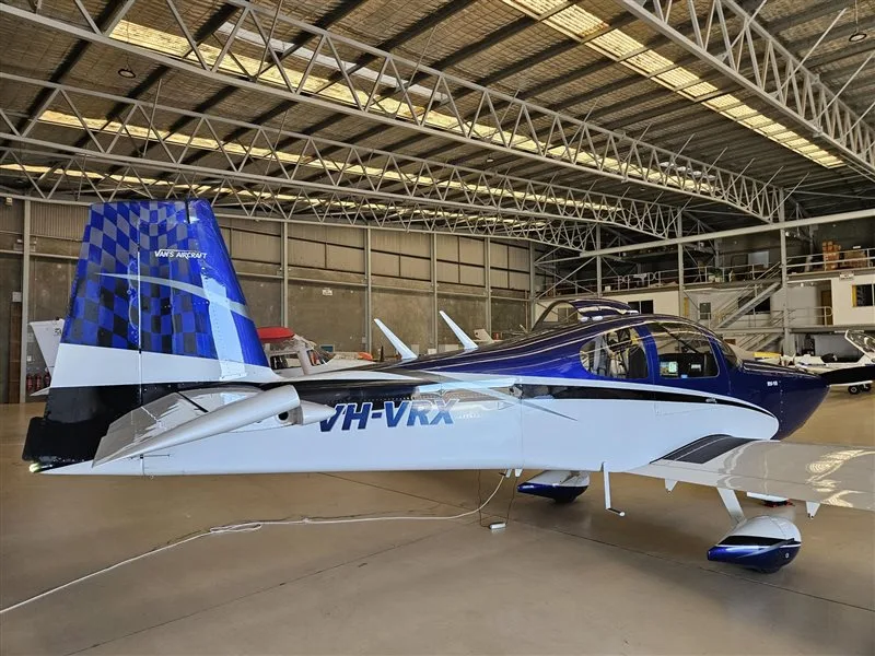 Exterior view of a 2015 Vans AIRCRAFT RV10, VH-VRX.
