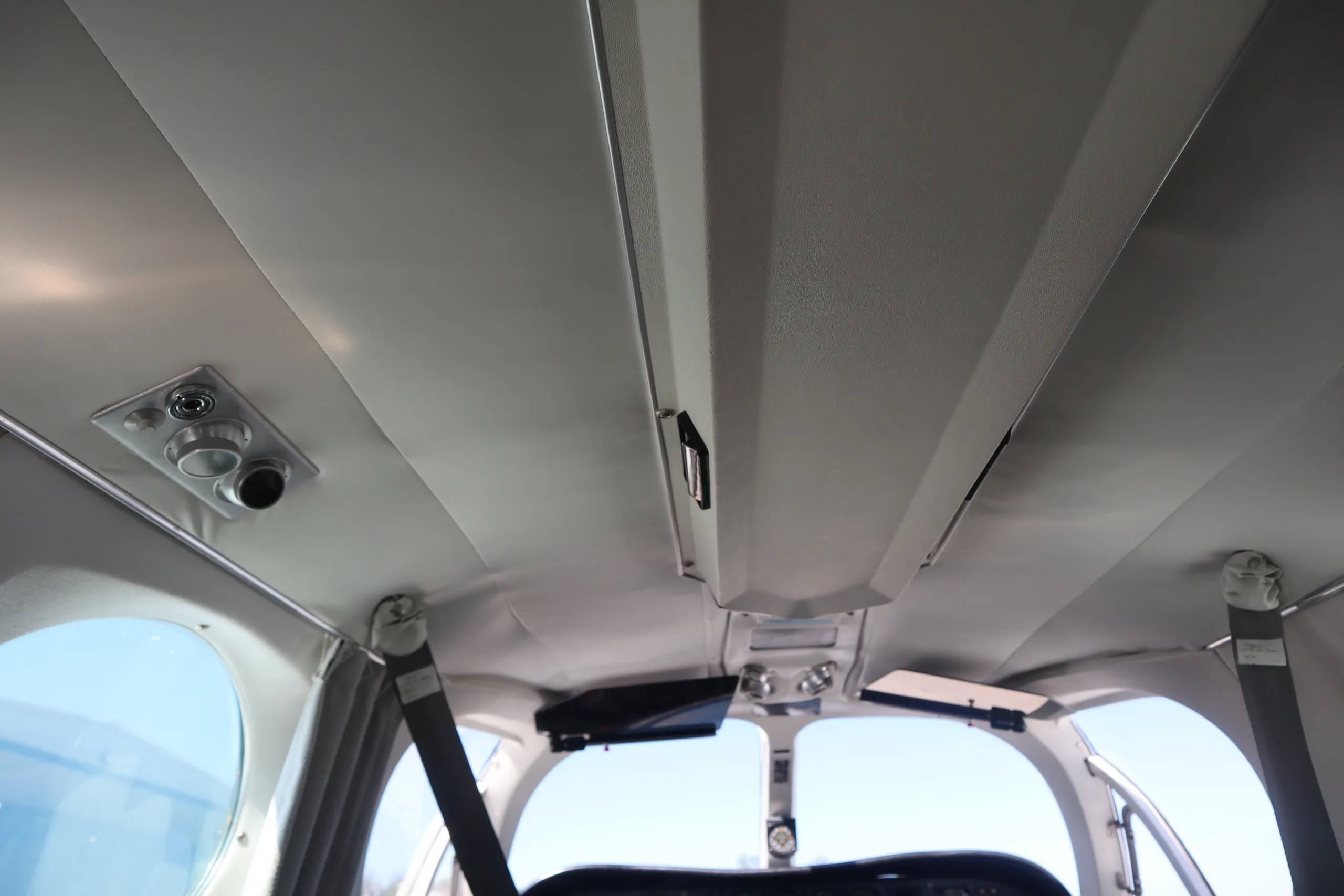 Cabin interior of a 1976 Cessna 340A | TAS Aviation.